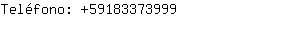 Teléfono: 5918337....