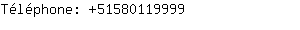 Téléphone: 5158011....