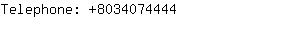 Telephone: 803407....