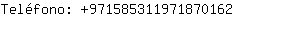 Telfono: 97158531197187....