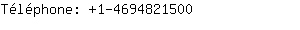 Téléphone: 1-469482....