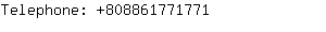 Telephone: 80886177....