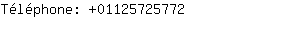 Tlphone: 0112572....