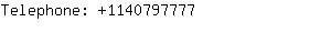 Telephone: 114079....