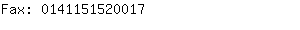 Fax: 014115152....