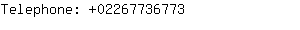 Telephone: 0226773....