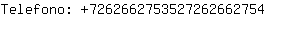 Telefono: 726266275352726266....