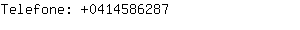 Telefone: 041458....