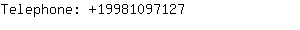 Telephone: 1998109....