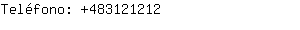 Teléfono: 48312....