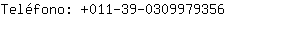 Telfono: 011-39-030997....