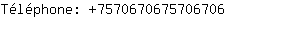 Tlphone: 757067067570....