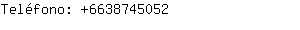 Teléfono: 663874....