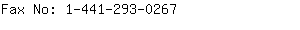 Fax No: 1-441-293-....