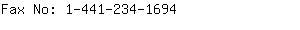 Fax No: 1-441-234-....