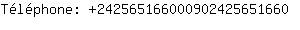 Tlphone: 24256516600090242565....