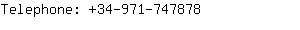 Telephone: 34-971-74....