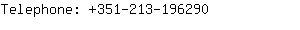 Telephone: 351-213-19....