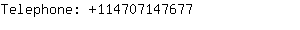 Telephone: 11470714....