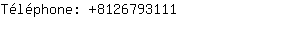 Téléphone: 812679....