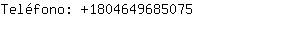 Teléfono: 180464968....