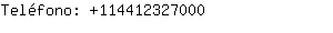 Teléfono: 11441232....