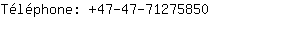 Téléphone: 47-47-7127....