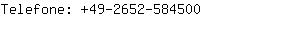 Telefone: 49-2652-58....