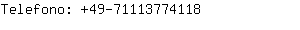 Telefono: 49-7111377....