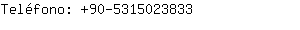 Teléfono: 90-531502....