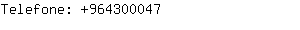 Telefone: 96430....