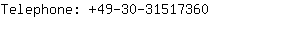 Telephone: 49-30-3151....