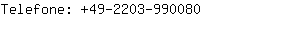 Telefone: 49-2203-99....