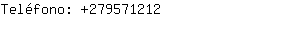 Teléfono: 27957....