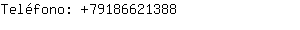 Teléfono: 7918662....
