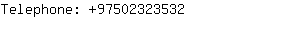 Telephone: 9750232....