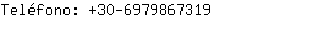 Teléfono: 30-697986....