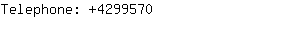 Telephone: 429....