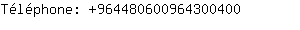 Tlphone: 96448060096430....