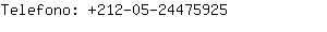 Telefono: 212-05-2447....