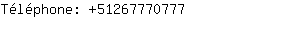 Tlphone: 5126777....