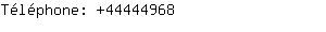 Téléphone: 4444....