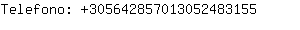 Telefono: 30564285701305248....