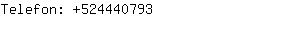 Telefon: 52444....