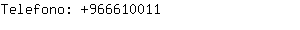 Telefono: 96661....