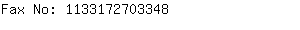 Fax No: 113317270....