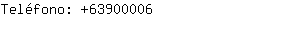 Teléfono: 6390....