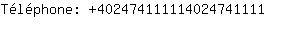 Tlphone: 40247411111402474....