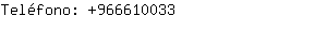 Teléfono: 96661....