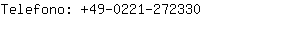 Telefono: 49-0221-27....